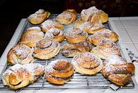 Rose Levy Beranbaum's "New Traditional Challah" rolls with poppy seed filling